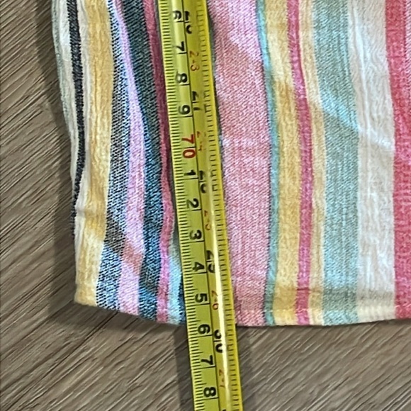 Entro Women Jumpsuit XL Pink Colorful Striped Longline Contemporary Causal - Picture 17 of 17